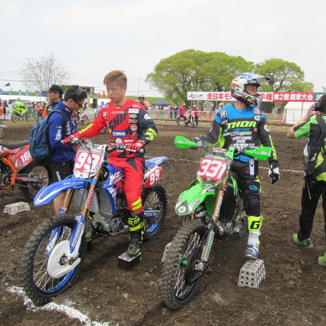 全日本MX第2戦@川越オフビレ_練習走行　Kawasaki新井P1!!