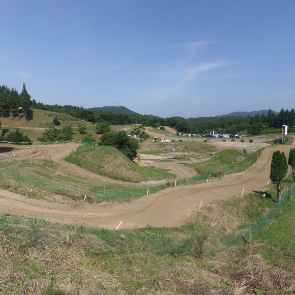 全日本モトクロス 第5戦 東北大会 予選日朝