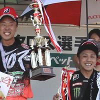 【全日本モトクロス選手権IA1クラス第2戦】成田 亮と新井宏彰が優勝を分け合い成田は開幕3連勝、ヒート2優勝の新井が総合V