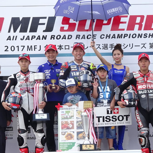 全日本ロードRd.7　オートポリス決勝　中須賀選手今期2勝目！