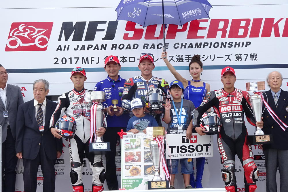 全日本ロードRd.7　オートポリス決勝　中須賀選手今期2勝目！