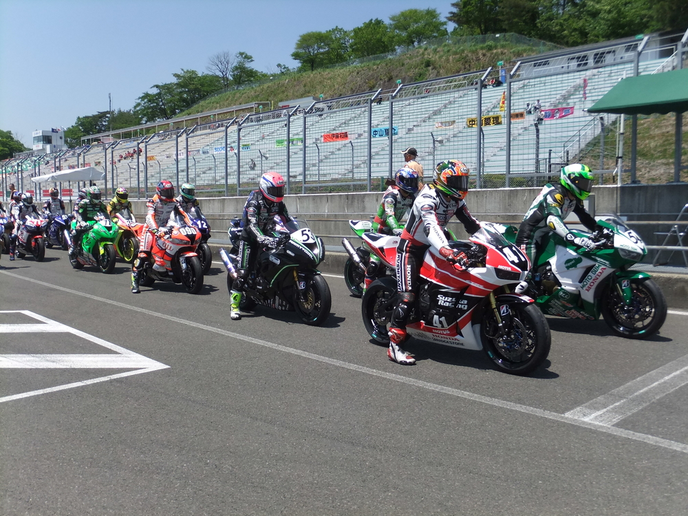 全日本ロードレース 第3戦 SUGO ST600 予選