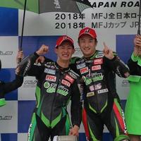 【全⽇本ロードレース選⼿権JSB1000クラス第3戦】スリックタイヤで勝負に出た渡辺⼀⾺が初優勝！