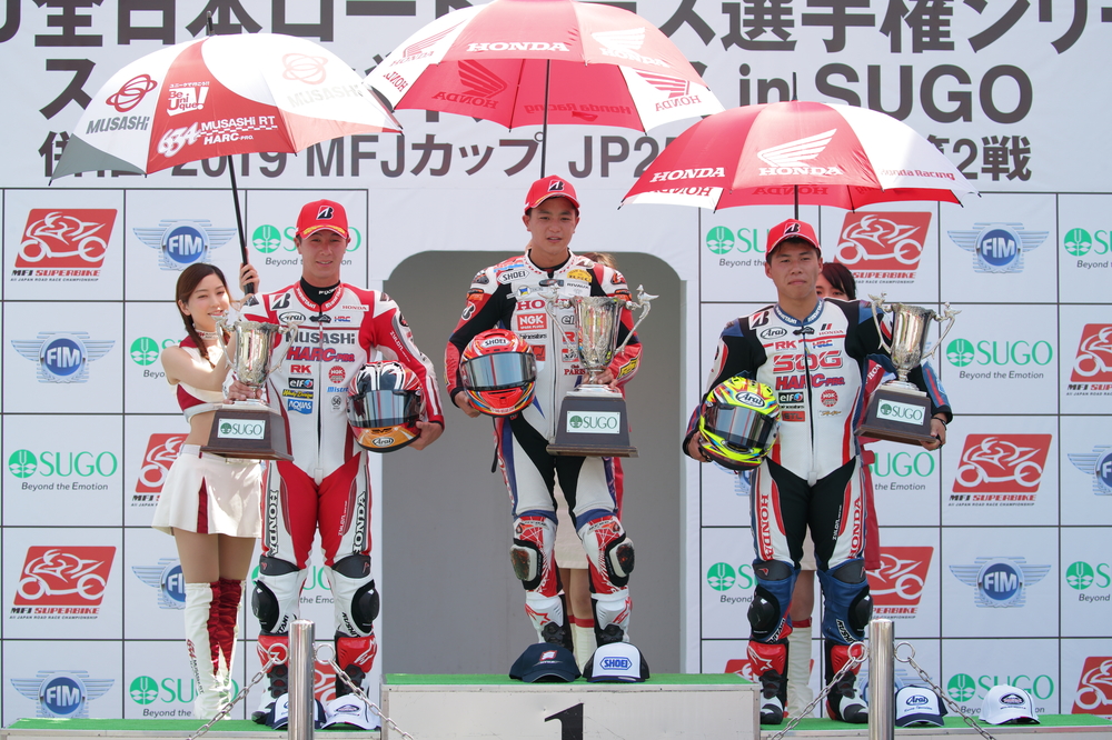 全日本ロードレース第3戦SUGO J-GP2 決勝】作本輝介がポールto独走