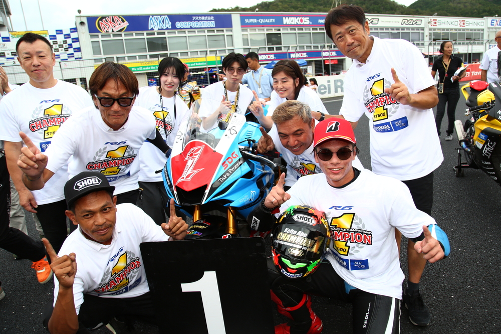 【2024年全日本ロードレース選手権 第7戦 岡山 ST600】阿部恵斗が赤旗中断のレースを制して優勝、タイトル獲得