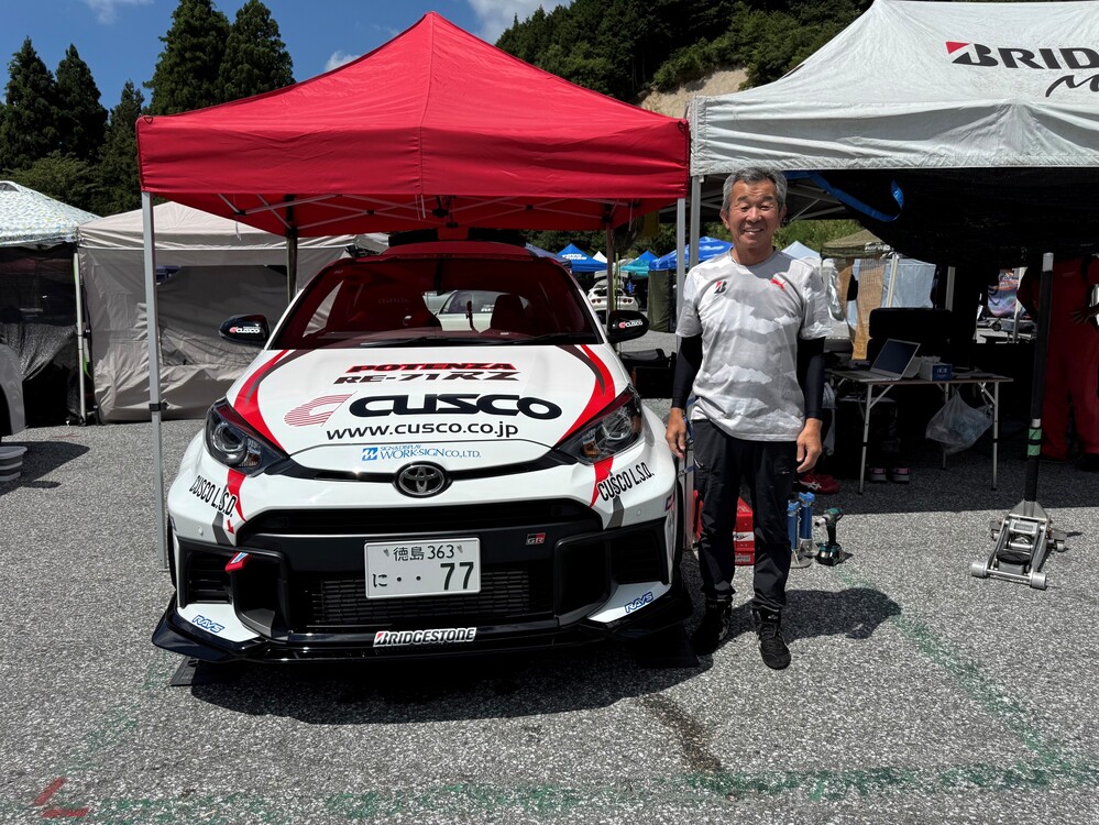 菱井将文選手に聞く！POTENZA RE-71RZの使いこなしと今大会への意気込み