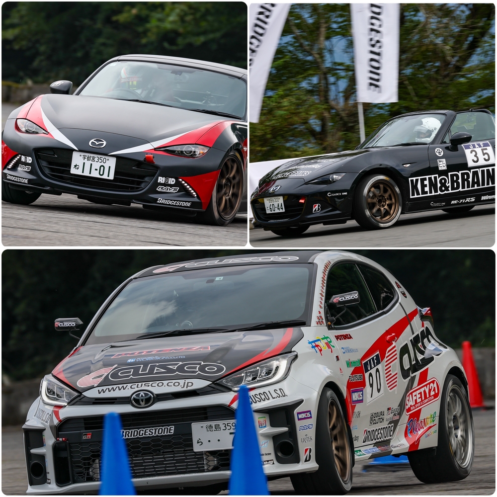 速報】2025年全日本ジムカーナ選手権 第7戦にてPOTENZA装着ユーザーが